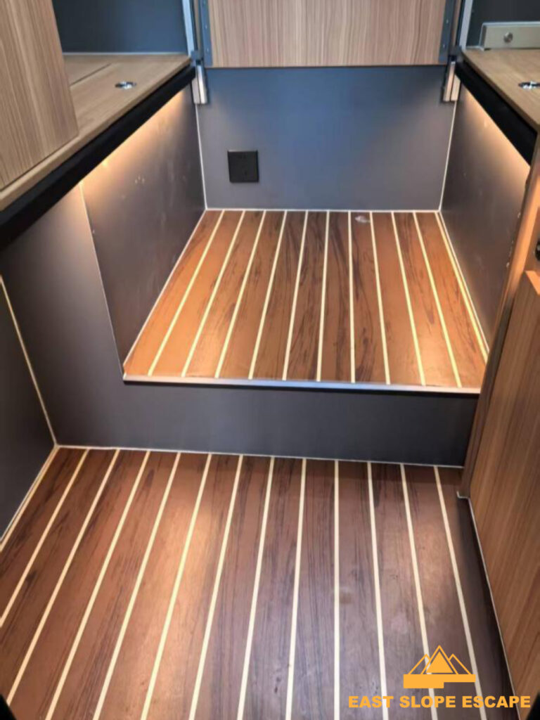 composite flooring in camper