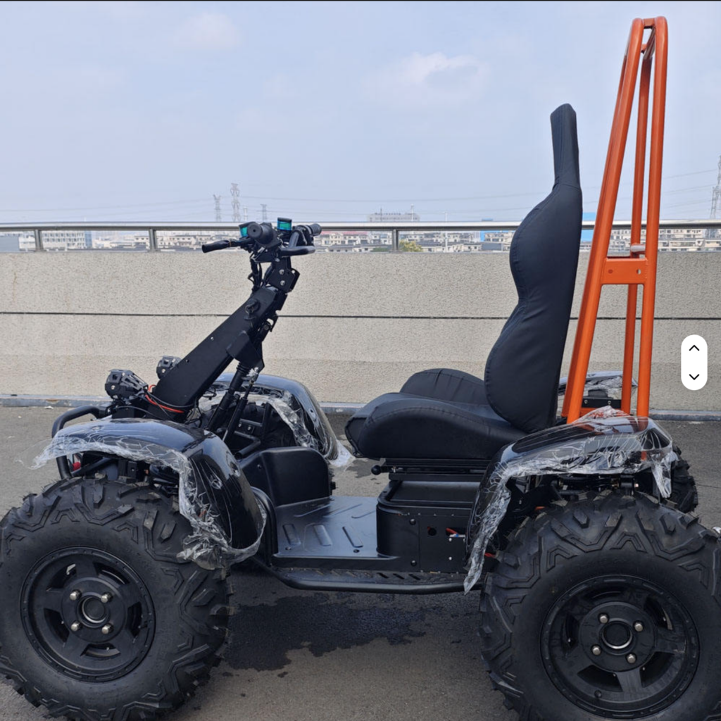 The Grizzly Ground Pounder, an ATV shown from the side